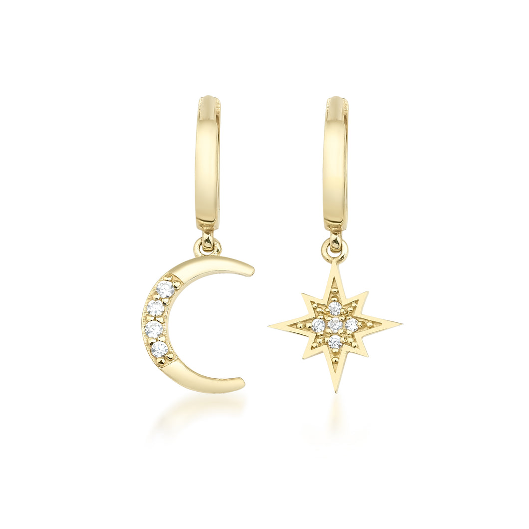 Star&Moon earrings